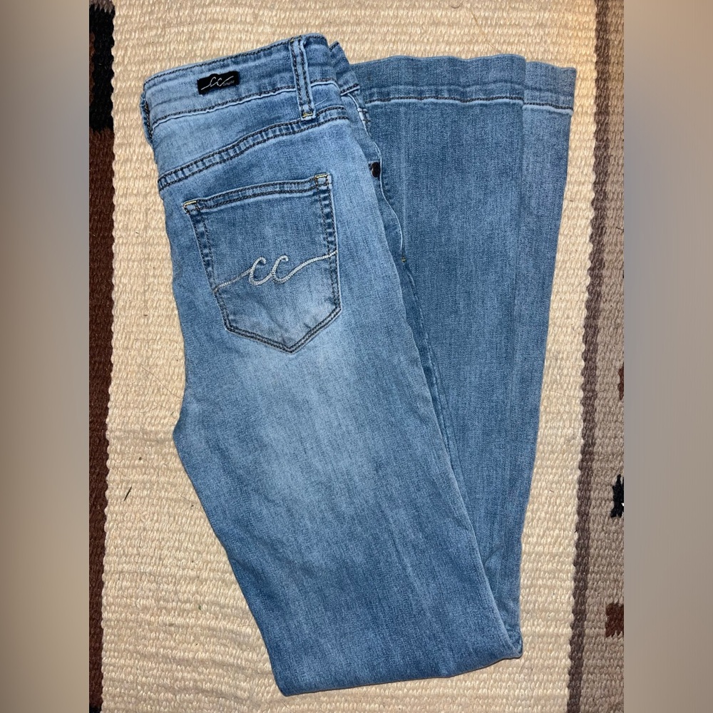 CC WESTERN LIGHT WASH TROUSER JEANS